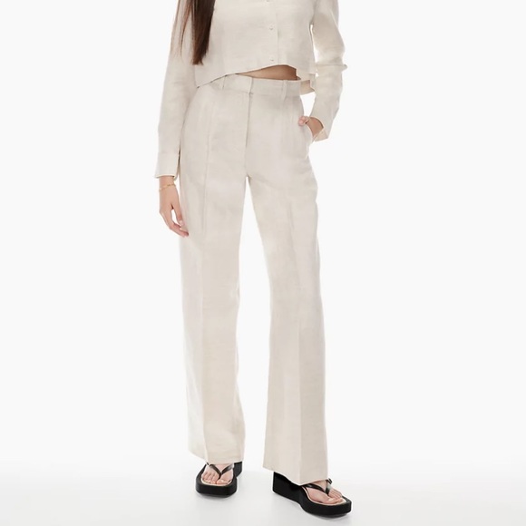 Aritzia Effortless (Short) Linen Pants - Picture 1 of 9